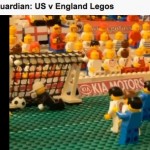 LEGO Version of England vs. U.S. World Cup Match