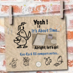 Yosh ! 15: It’s About Time…